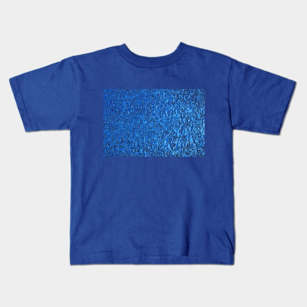 Abstract blue background Kids T-Shirt by mavicfe